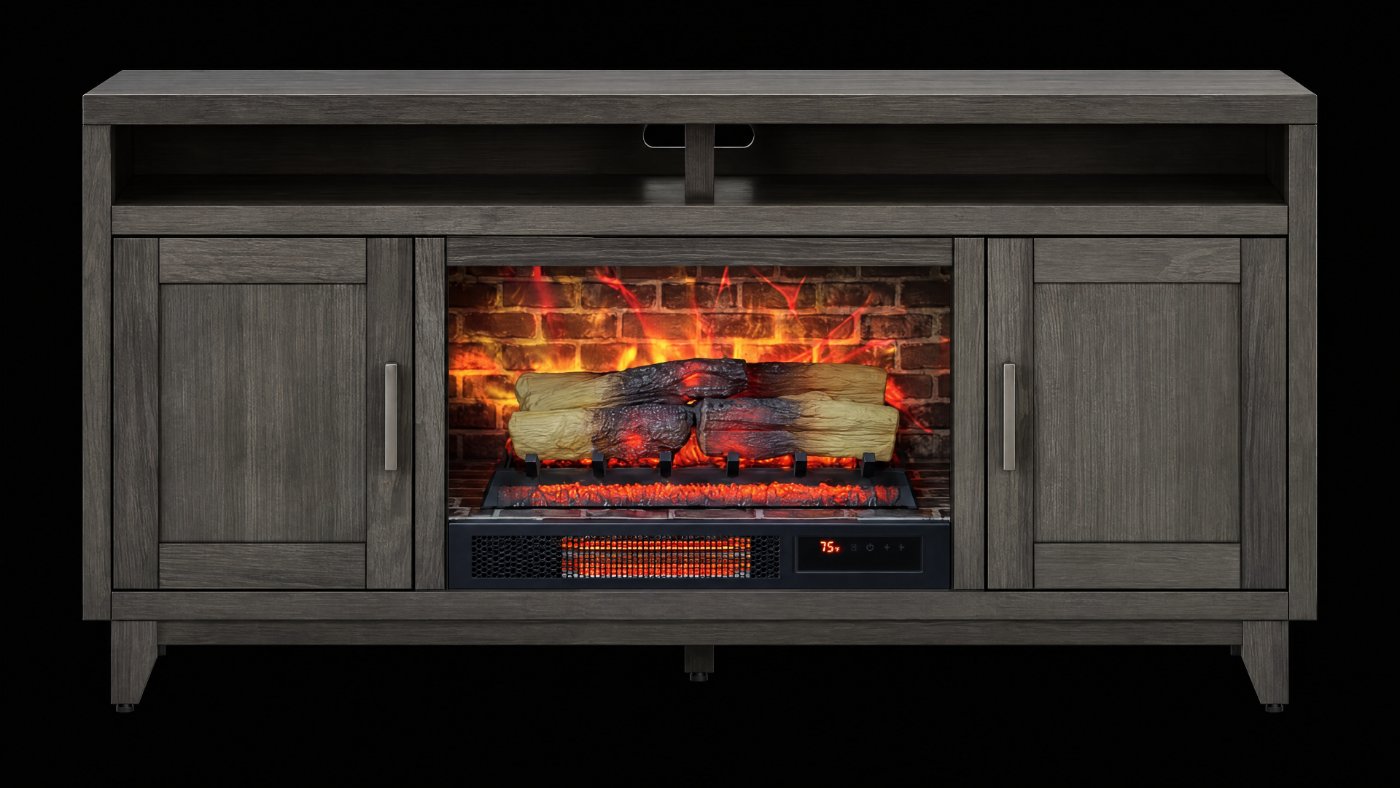 DECORFLAME media console electric fireplace
